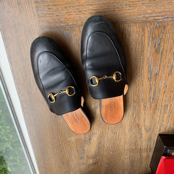 Gucci Shoes - Gucci Horsebit Leather Slippers/mules